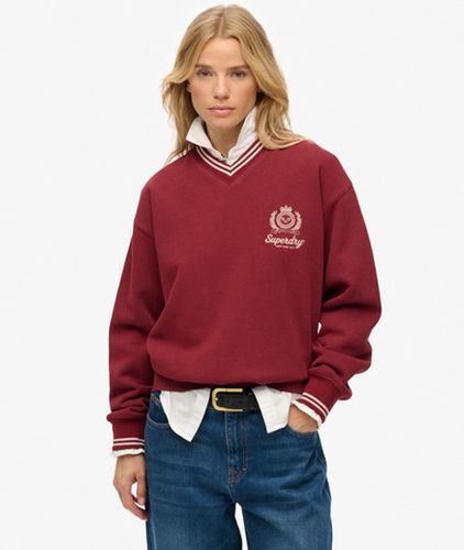 Sweat à col V Country Club Taille: 42 - Superdry - Modalova