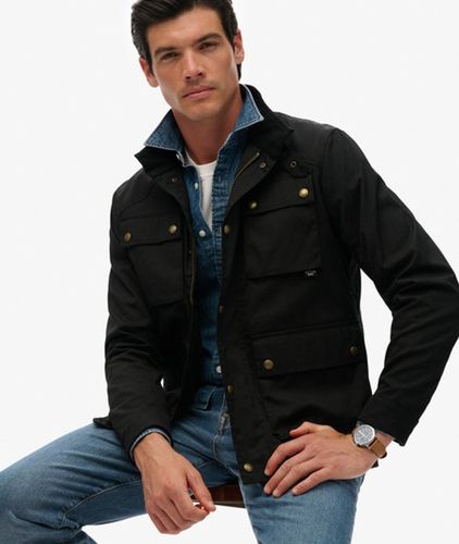 Herren The Merchant Store Wachsjacke im Racer-stil - Größe: S - Superdry - Modalova