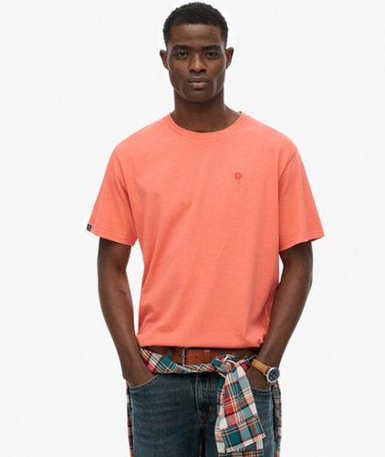 Coton Logo Brodé Essentials Coupe Décontractée T-Shirt, , Taille: M - Superdry - Modalova