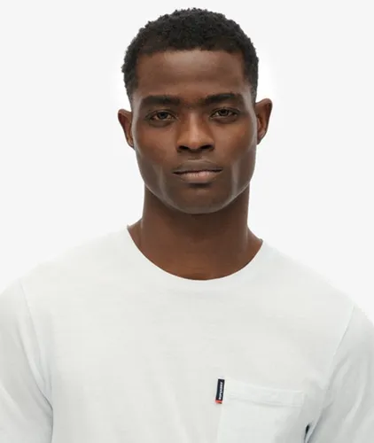 Herren Classic Essential T-shirt mit Tasche - Größe: S - Superdry - Modalova