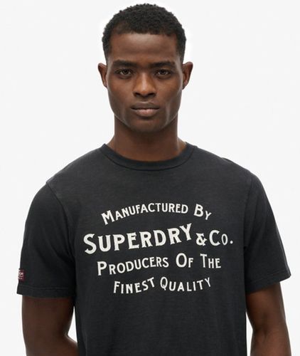T-shirt Copper Label Coupe Décontractée Taille: XL - Superdry - Modalova