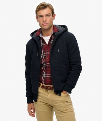 Sweat à Capuche Zippé Doublé Borg Taille: L - Superdry - Modalova