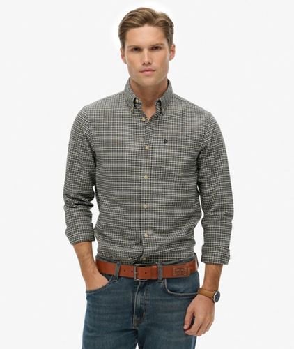 Herren Premium Kariertes Oxford-hemd - Größe: XL - Superdry - Modalova