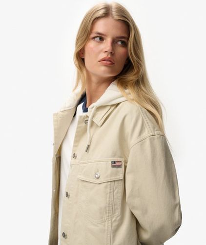Veste Trucker à Capuche Décontractée Taille: 34 - Superdry - Modalova