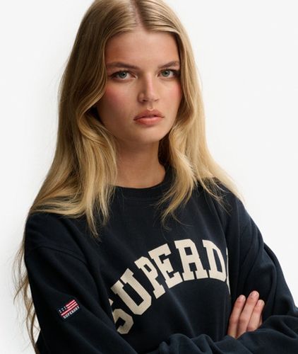 Coton Imprimé Athletic Essentials Sweat Ample, & - Taille: 36 - Superdry - Modalova