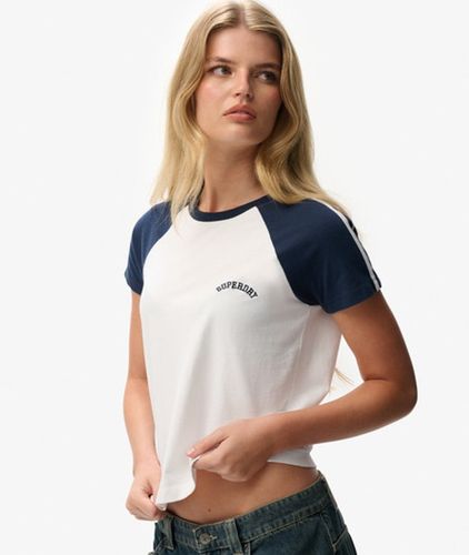 Damen Essential Logo Retro T-shirt - Größe: 42 - Superdry - Modalova