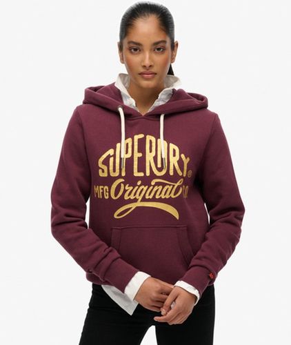 Coton Métallique MFG Original Sweat À Capuche, , Taille: 40 - Superdry - Modalova