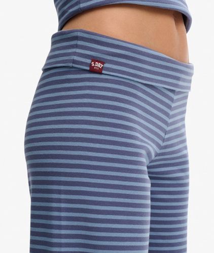 Coton Rayé Athletic Essentials À Ceinture Repliable Joggers, , Taille: 40 - Superdry - Modalova