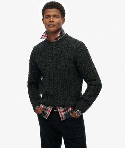 Pull en Maille Torsadée Jacob Taille: XL - Superdry - Modalova