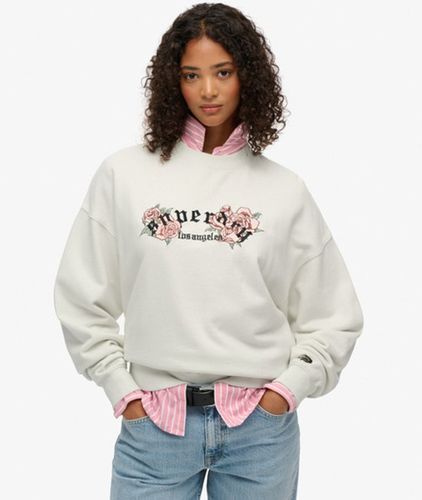 Sweat ras du cou OverTaille Night Garden Taille: 42 - Superdry - Modalova