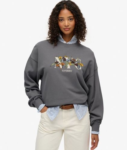 Sweat ras du cou OverTaille Night Garden Taille: 44 - Superdry - Modalova