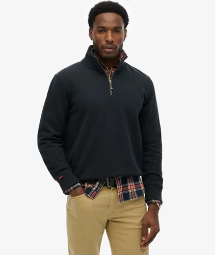 Herren Essential Logo Sweatshirt mit Halbreißverschluss - Größe: XL - Superdry - Modalova