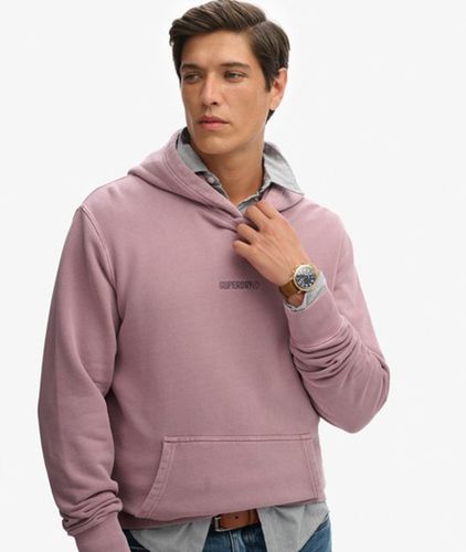 Herren Micro Logo Hoodie - Größe: L - Superdry - Modalova