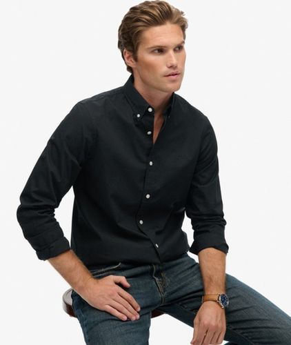 Herren Figurbetontes Essentials Lite Hemd - Größe: Xxl - Superdry - Modalova