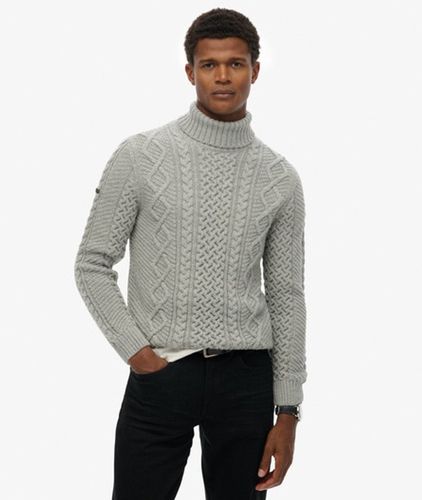 Pull Torsadé à col Roulé Jacob Taille: M - Superdry - Modalova