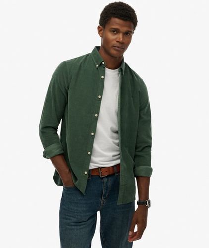 Herren Klassisches Feincord-hemd - Größe: Xxl - Superdry - Modalova