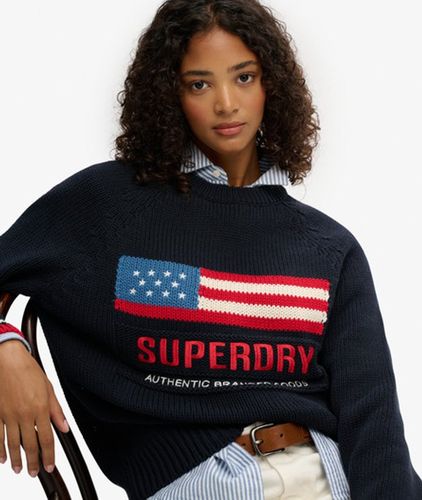 Pull en Maille col Rond Americana Taille: 40 - Superdry - Modalova