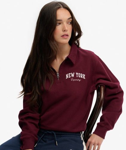 Sweatshirt Col Zippé Athletic Essentials Taille: 38 - Superdry - Modalova