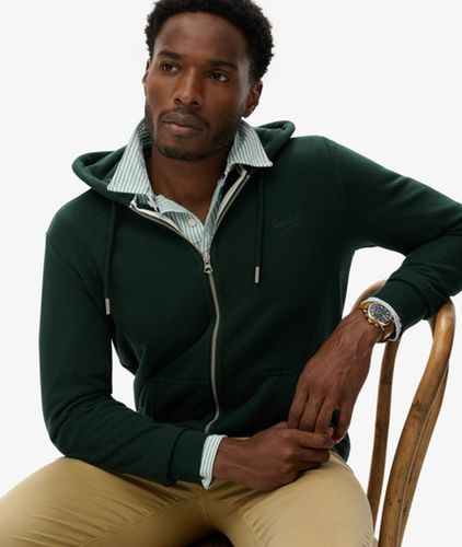 Sweat à Capuche Zippé Logo Essential Mi-brossé Taille: L - Superdry - Modalova
