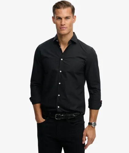 Herren Klassisches Langarmhemd mit Tailored-schnitt - Größe: L - Superdry - Modalova