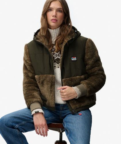 Damen Superweiche Hybrid Jacke Mit Reißverschluss, & , Größe: 36 - Superdry - Modalova