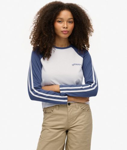 T-shirt Manches Longues Essential Logo Retro Taille: 42 - Superdry - Modalova