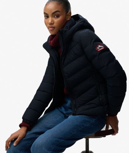 Damen Fuji Steppjacke mit Kapuze - Größe: 42 - Superdry - Modalova
