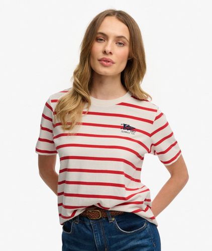 Damen Heritage Hamptons Gestreiftes T-shirt - Größe: 42 - Superdry - Modalova