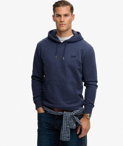 Herren Baumwolle Gesticktes Essential Logo Kapuzenpullover, , Größe: S - Superdry - Modalova