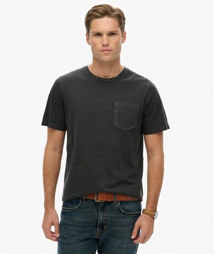 Herren Classic Essential T-shirt mit Tasche - Größe: L - Superdry - Modalova