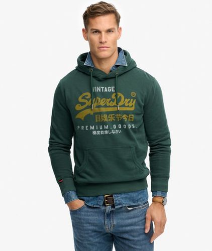 Herren Klassisches Duo Hoodie mit Vintage-logo / - Größe: M - Superdry - Modalova