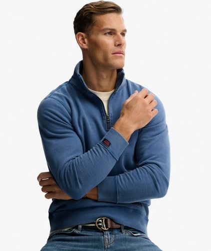 Herren Athletic SD Co Sweatshirt mit Halblangem Reißverschluss - Größe: Xxl - Superdry - Modalova