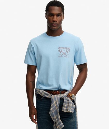 T-shirt Outdoors Mountain Coupe Décontractée Taille: M - Superdry - Modalova