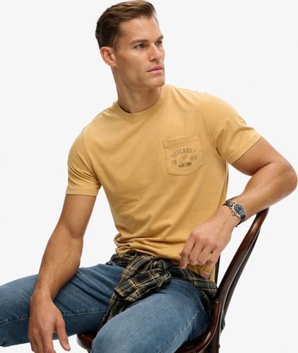 T-shirt Vintage Prep à Poche Coupe Décontractée Taille: S - Superdry - Modalova