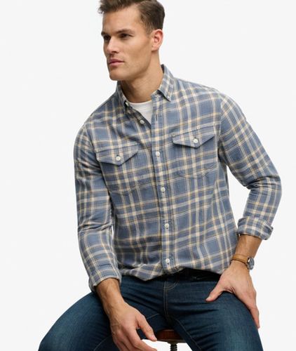 Herren The Merchant Store - Kariertes Hemd - Größe: XL - Superdry - Modalova