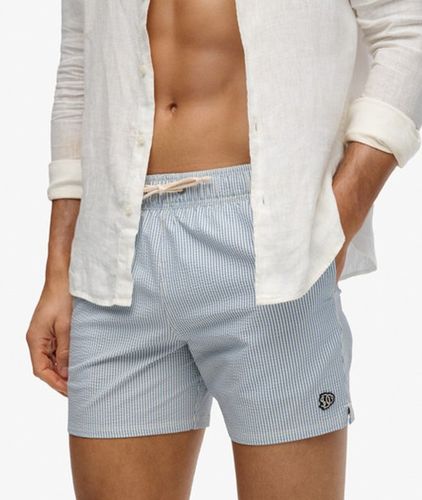 Herren Seersucker 15-inch Badeshorts - Größe: M - Superdry - Modalova