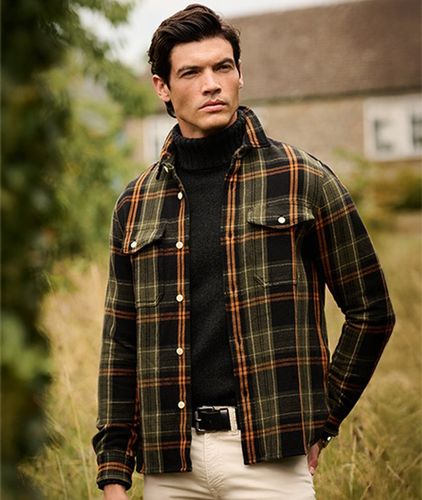 Chemise à Carreaux Épaisse - The Merchant Store Taille: L - Superdry - Modalova