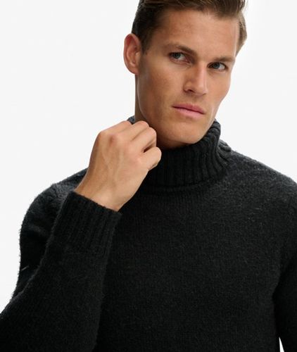 Herren Angerauter Rollkragenpullover - Größe: XL - Superdry - Modalova
