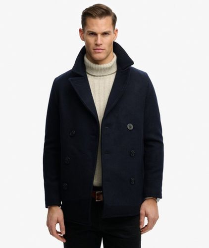 Herren The Merchant Store Wollmantel mit Lockerer Passform - Größe: Xxl - Superdry - Modalova
