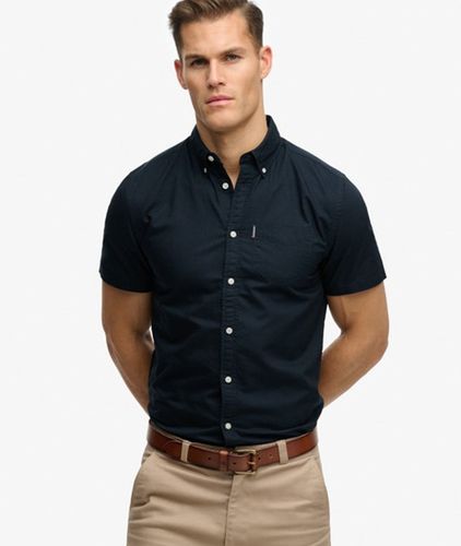 Herren Essentials Oxford Kurzarmhemd - Größe: Xxl - Superdry - Modalova