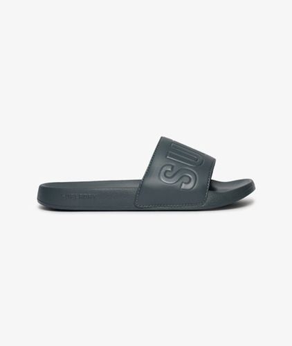 Imprimé De Logo Code Core Claquettes De Piscine, , Pointure: 6-7 - Superdry - Modalova