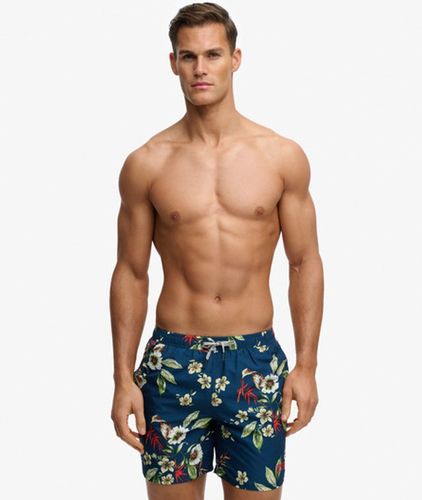 Herren Hawaiian Print 16-inch Badeshorts - Größe: S - Superdry - Modalova