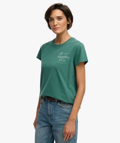 Damen Luxe Casual T-shirt in Lockerer Passform - Größe: 40 - Superdry - Modalova