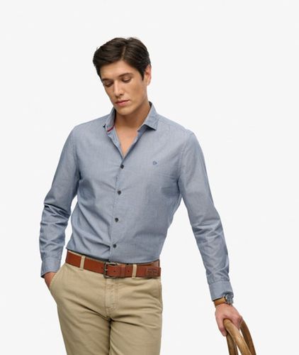 Chemise Popeline à Col Cassé Manches Longues Taille: Xxl - Superdry - Modalova