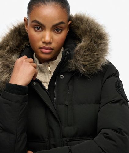 Damen Everest Bomberjacke mit Kapuze - Größe: 44 - Superdry - Modalova