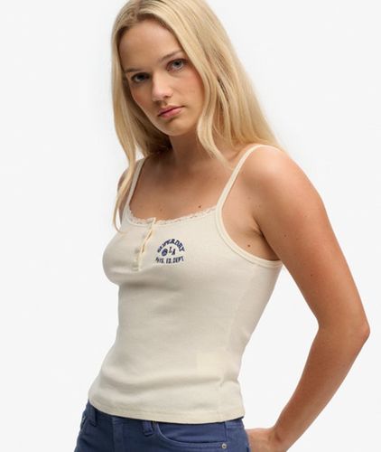 Débardeur à Boutons Athletic Essentials Brodé Taille: 40 - Superdry - Modalova
