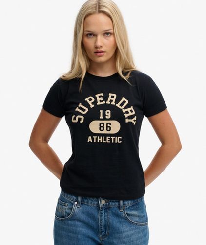T-shirt Athletic Graphic Coupe Ajustée Taille: 44 - Superdry - Modalova