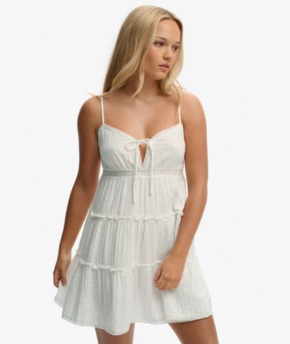 Damen Gestuftes Cheesecloth-minikleid - Größe: 38 - Superdry - Modalova