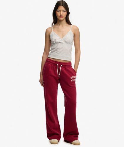 Damen Athletic Essentials Flare-jogginghose mit Tiefem Bund - Größe: 40 - Superdry - Modalova