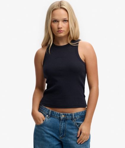Damen Essential Logo Racer Tanktop - Größe: 42 - Superdry - Modalova